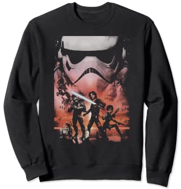 Star Wars Rebels Ghost Crew Ezra Sabine Zeb Chopper Sweatshirt