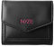 NYZE Damen Wallet - Portemonnaie/Geldbörse 100% Vegan Schwarz/Pink