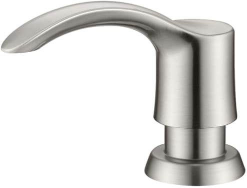 GAGALIFE Dispensador de jabón para Fregadero de Cocina con Botella Grande (níquel Cepillado)