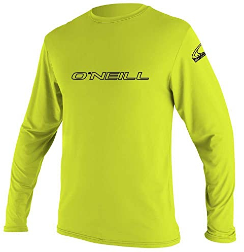 O'Neill Basic Skins Langarm Sun Shirt Männer Lime (XL)