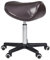 Master Massage Sattelhocker Sattel Hocker Rollhocker Drehhocker Arbeitshocker Praxishocker Kosmetikhocker Hocker-Kaffee, Braun