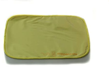 Tupperware FaserPro Durchblick gelb Brillenputztuch - Hergestellt aus recyceltem Material