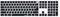 XSKN Arabische Tastaturabdeckung aus Silikon für Apple iMac M1 Chip Magic Keyboard mit Touch ID und Ziffernblock, Modell A2520, Schwarz