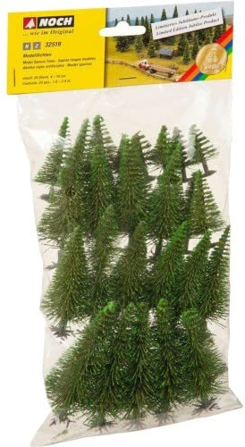 32519 Modellfichten 4-10 cm hoch (25 Stück)