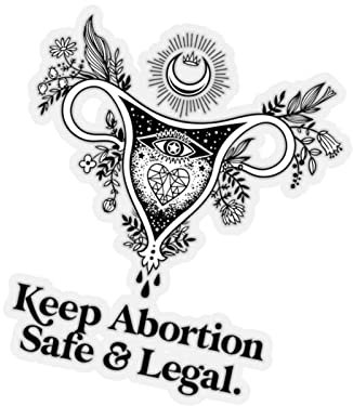 My Body My Choice Autoaufkleber | Keep Your Laws Off My Body Aufkleber – Your Abortion Ban Aufkleber, Damen Reproduktive Rechte Aufkleber für Fenster, Autos, LKWs, 1 Stück