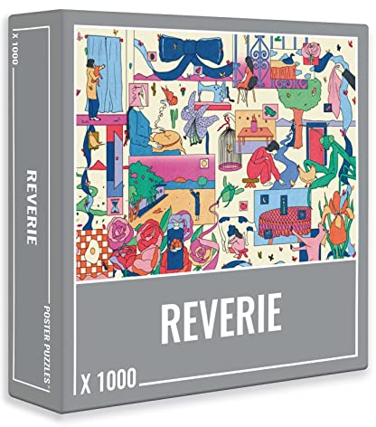 Cloudberries Reverie Puzzle, 1000-teiliges Puzzle, Modernes Blumenpuzzle mit kostenlosem Poster, Blumenpuzzles mit 1000 Teilen für Erwachsene