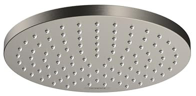 hansgrohe Vernis Blend 26277821 - Cabezal de ducha con 1 rociador de lluvia en níquel cepillado, 1.75 GPM, 26277821