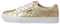 GUESS Women's Loven Sneaker, Gold, 4.5 UK