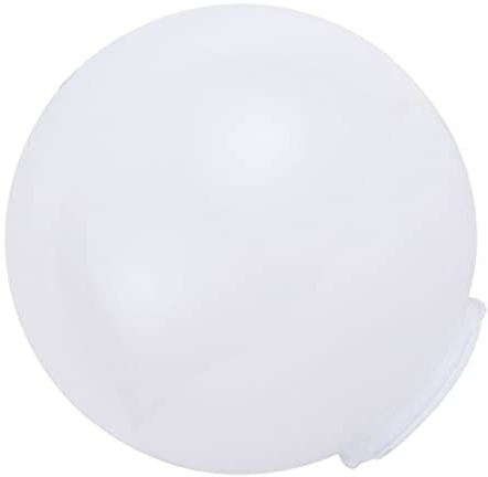 OSALADI Tischlampe Lampenschirm Kugel Schreibtisch Zubehör Lampenpfostenabdeckung Kugel Lampenschirm Lampenglas Ersatzglas Leuchte Klarer Kerzenhalter Runden Kind Acryl Weiß Scheinwerfer