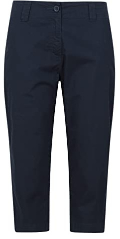 Mountain Warehouse Coastal Womens Stretch Capris - Breathable, Lightweight Bottoms with Fast Drying Fabric & Lots of Pockets - Best for Spring Summer & Outdoors Navy 4