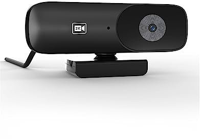 OXOAMP Webcam Webcam FHD 1080P 60FPS H.264 Webcam con messa a fuoco automatica con copertura for la privacy del microfono for desktop PC portatile Riunione Streaming Web Camera USB(C90 2K)