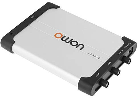 JUJETO VDS1022 virtuale USB oscilloscopio 100MSa / S 25MHz Doppio Canale oscilloscopio for PC Set