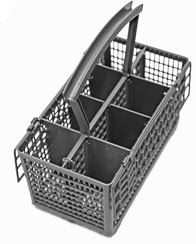 Komfort Universal Besteckkorb für Geschirrspüler-Flexibler Korb Kompatibel mit AEG, Bosch, Bauknecht, Miele, Siemens, Neff, Zanussi, Robuster hitzebeständiger Kunststoff (Stylisch)