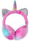 FaCoLL Plüsch Einhorn Warm Ohrenschützer mit Katzenohren Winter Outdoor Kinder Plüsch Ohrenschützer Cartoon Kopfbedeckungen Winter Geschenk für Mädchen (B)