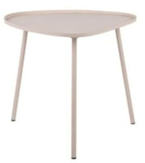Leitmotiv [DL] Side Table Boaz Iron Textured warm Grey -