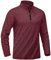 KEFITEVD Long Sleeve Tops for Men 1/4 Zip Running Shirts Outdoor Warm Golf Top Military Hiking Shirt,Wine Red,M