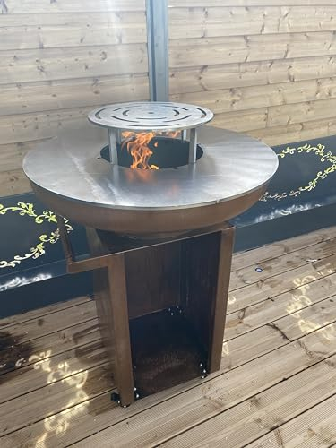 Brasero Plancha Acier Corten Barbecue brasero,brasero,