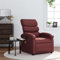 Massagesessel Weinrot Kunstleder,371724