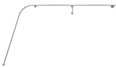 Riel para Ropa Montado en la Pared, Estante de Exhibición de Tuberías Industriales, Secadora de Ropa Desmontable para Trabajo Pesado, Gran Capacidad/Ahorro de Espacio/Adecuado para Organizad