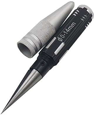 Lochöffner Reibahle für Rc Autos 0-14mm aus Stahl, Silber | Modellbau Werkzeug für Flugzeugmodellbau und Rc Karosserie, Selbstgemacht Einsatz, Leicht und Verschleißfest