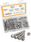 HVDHYY M6 Jeu de Vis et Écrous 304 Vis Inox Visserie Tête Hexagonale Assortiment Boulon Ecrou Vis et Écrous Assortiment Kit 80pcs