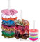 3 Tier Scrunchie Halter Ständer, Acryl Haargummi Aufbewahrung Transparenter Saufbewahrung für Haargummis, Haarschmuck Organizer Haargummis und Spangen Mädchen für Stirnband Klauenclip-Armbänder