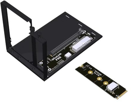 Lbvzxkad F9G-F4C-BK7 OCuLink Interface External Graphics Card Expansion Dock M.2 NVMe to Oculink Adapter ATX Type PCIe4.0 64Gbps