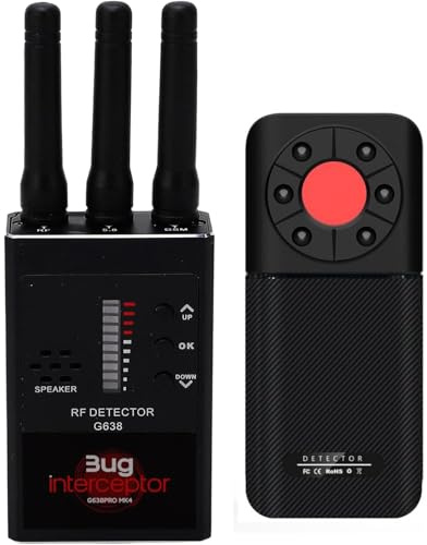 Détecteur de microspie GPS GSM Caméras WiFi Voiture Home Office Professionnel (G638Kit MK5)