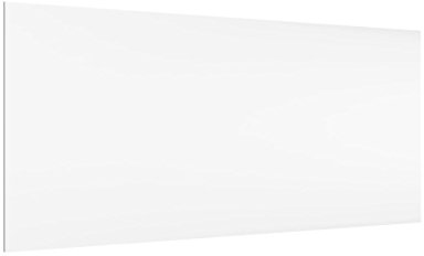 micasia Glas Spritzschutz inkl. Aufhängung 4 mm starke Küchenrückwand Druck Glasrückwand - Made in Germany - Unifarben einfarbig ESG Wandpaneel weiss Küche Herd Küchenspiegel 1336 (80x40cm)