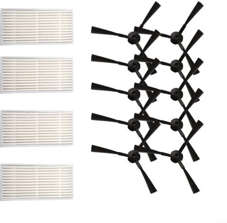 Fauhapyway 2711 2712 2713 2717 Per Ariete Spazzola Laterale E Filtro Mesh Kit di Ricambio Compatibile Con Briciola Robot Aspirapolvere Parti