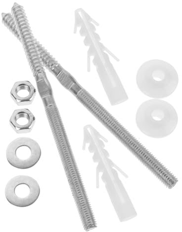 Operitacx 1 Juego Tornillos de Fijación para Lavabo Kit de Reemplazo para Fregadero Instalación Rápida y Compatible con Lavabos de Columna y Muebles