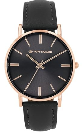 TOM TAILOR - Damen Quarz Armbanduhr - Alloy Gehäuse - Kunstleder Armband - Wasserdicht 3 Bar