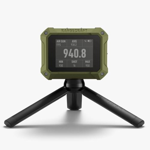 OPTICS WORLD UNLIMITED EXPLORATION Athlon Chronograph - Rangecraft Velocity PRO Ballistic Chronograph & Air Rifle Chronograph | 65-5000 FPS Radar | ±0.1% Accuracy | IP67 Waterproof | Bluetooth App