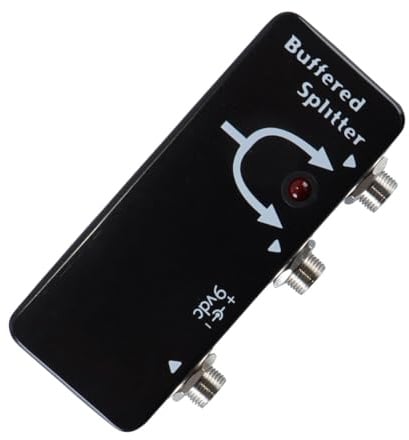 Gurtt Gitarren-Effektpedal Signalpuffer-Splitter Dual Clean Buffer Ausgang Doppel-Verstärker-Setup-Pedal