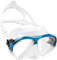 Cressi Matrix Tauchen Schnorcheln Maske, Transparent/Blau, Einheitsgröße
