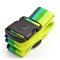 Travel Blue Gepäckgurt 80” x 2” - Bunte Kofferband Gurt für Reiseutensilien - Koffergurt auffällig - Gepäckband Robuster Nylonverschluss mit Adresslabel - Ideal für einfache Erkennung (Blue Yellow)