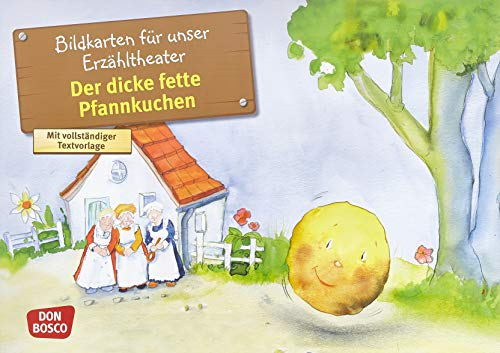 Der dicke fette Pfannkuchen. Kamishibai Bildkartenset: Entdecken - Erzählen - Begreifen: Märchen. Mit Textvorlage. Grimms Märchen als Bildergeschichte ... & Zuhause (Märchen für unser Erzähltheater)