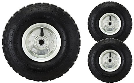 Bond Hardware Set of 2-10 Pneumatic Wheels For Sack Trucks/Trolleys/Wheelbarrows