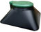 Doggie Dooley Model 3800X Fossa settica dei rifiuti del Cane, Nero con Coperchio Verde, Capacity up to 2 Large or 4 Small Dogs