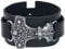 Alchemy Gothic Thunderhammer Mjolnir Leather Wriststrap, Black