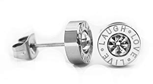 findout Ohrringe aus Edelstahl, Silber