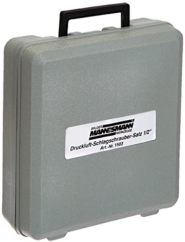 Mannesmann - M 1503 – Set avvitatore a percussione ad aria compressa, 1/2, 15 pz. [Germany]