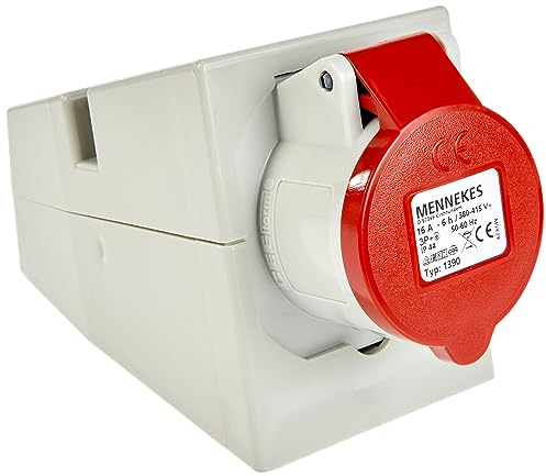 as - Schwabe 60578 Enchufe de pared CEE-CARA 16A 4 polos 400V 1pc