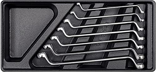 PVC TRAY WITH 7PCS RING SPANNERS 619