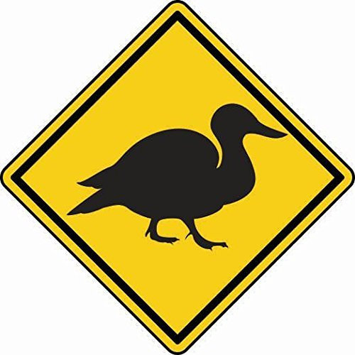 U24 Aufkleber Vorsicht Ente Autoaufkleber Sticker