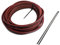 Rawlings Baseball-/Softball-Schnürsenkel, Standardschnürsenkel mit Werkzeug, 1,9 x 182,9 cm, Kastanienbraun