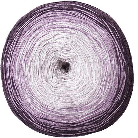 Woolly Hugs Farbverlaufsgarn Bobbel Cotton Violett (farbe 22), 200 g, Ca 800 m