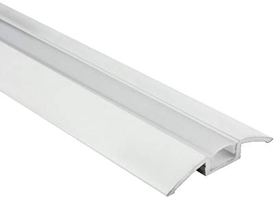 F01 LED Aluprofil Lichtleiste Schiene Übergang für LED Streifen Strip B-Ware 2m weiss opal