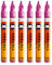 Molotow One4All 127HS Acryl Marker (2,0 mm Strichstärke, hochdeckend und permanent, UV-beständig, für fast alle Untergründe) 6 Stück Farbe 225 metallic pink