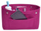 NOTAG Taschenorganizer Handtasche Kosmetik Organizer Tasche Organizer Leichte Große Kapazität Aufbewahrungstasche Accessoires Kosmetiktasche 6 Farben (L, Rosa)